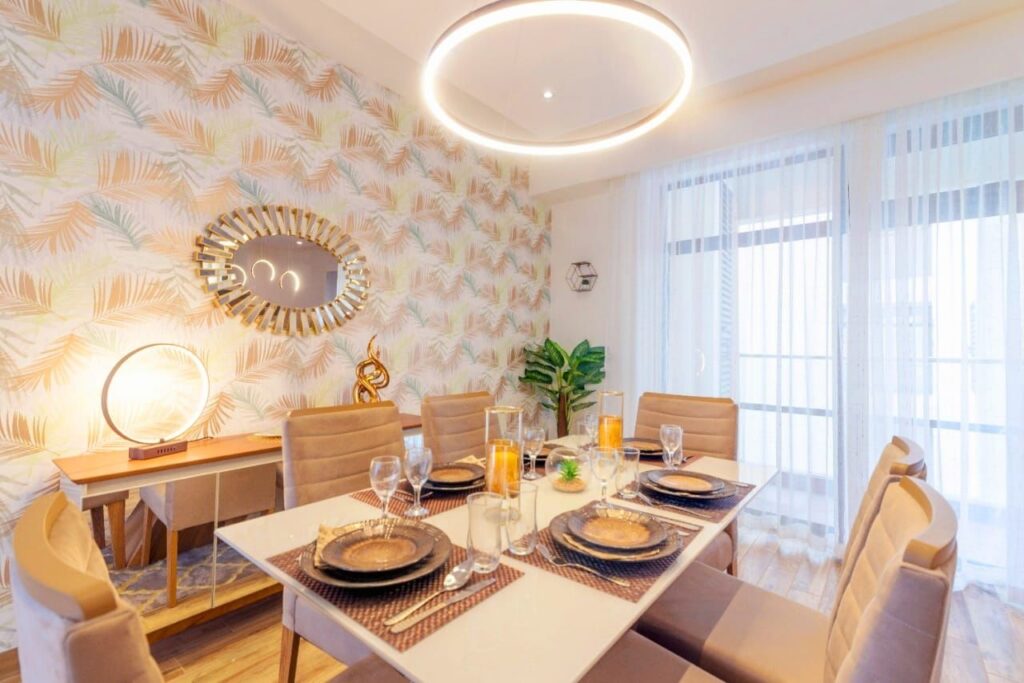 Rumaisa Duplexes Apartment Dining Area