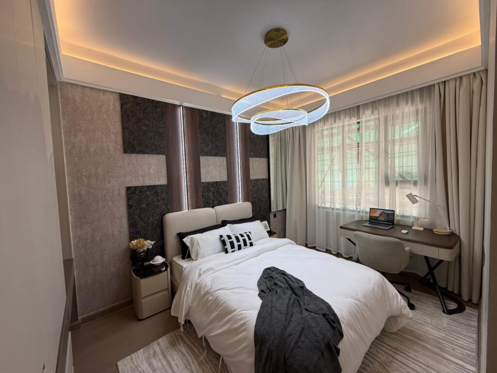 Crystal Oak Residency in Kileleshwa 4 bedroom Apartment Bedroom