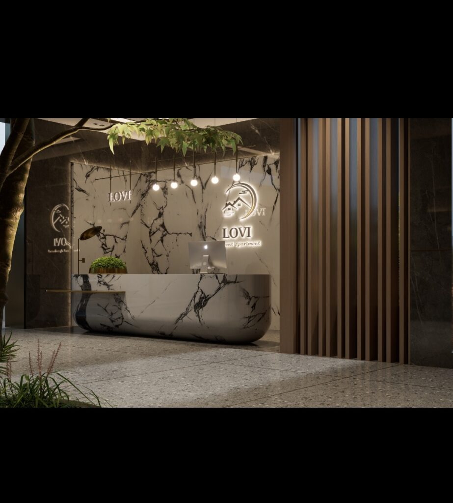 Lovi Crescent Apartment Reception Area