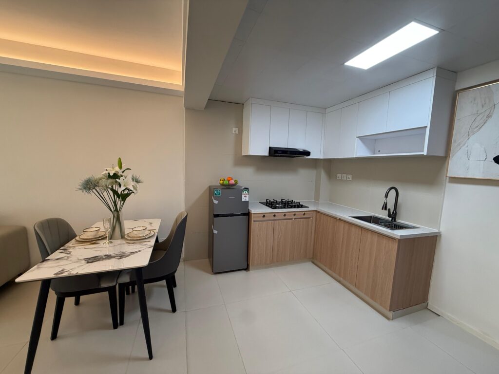 Apartment for sale Off James Gichuru kitchen and dining area