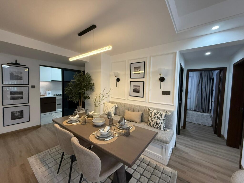 Madina Palms 2 bedrooom Apartment for Sale on Sports Road unit Dining Area