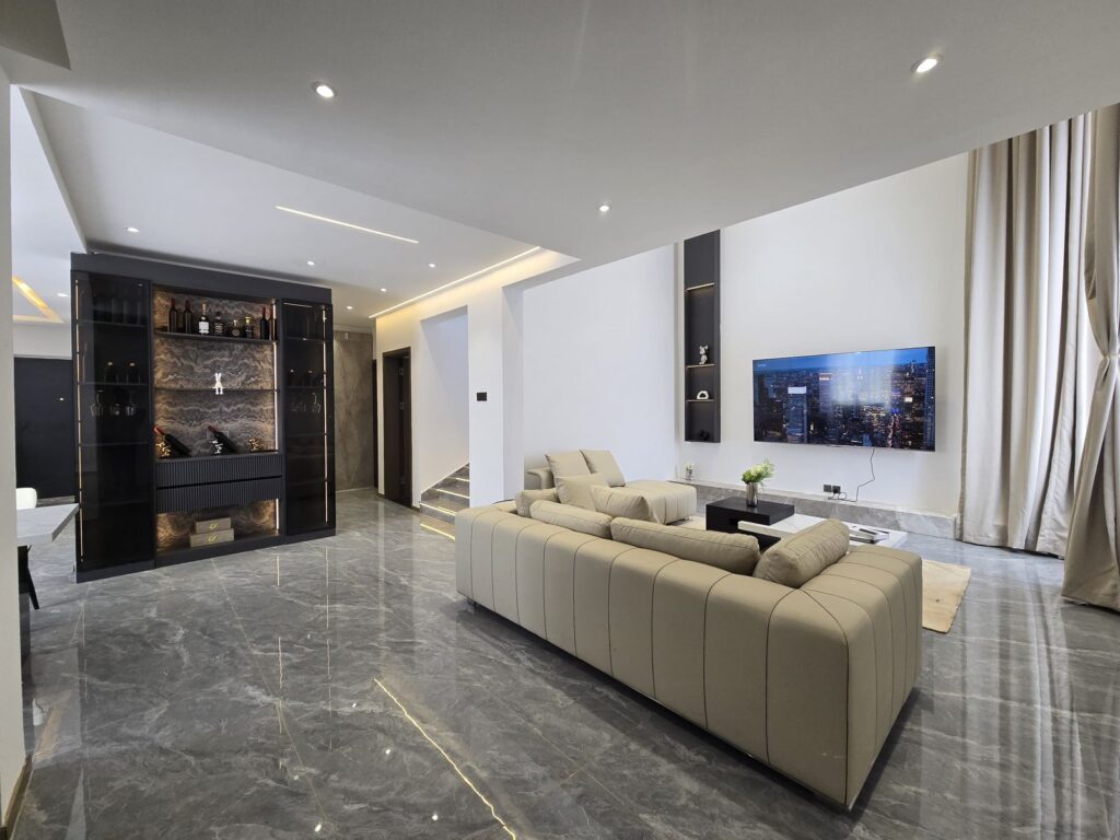 Kamangu Villas Double Volume Living Area