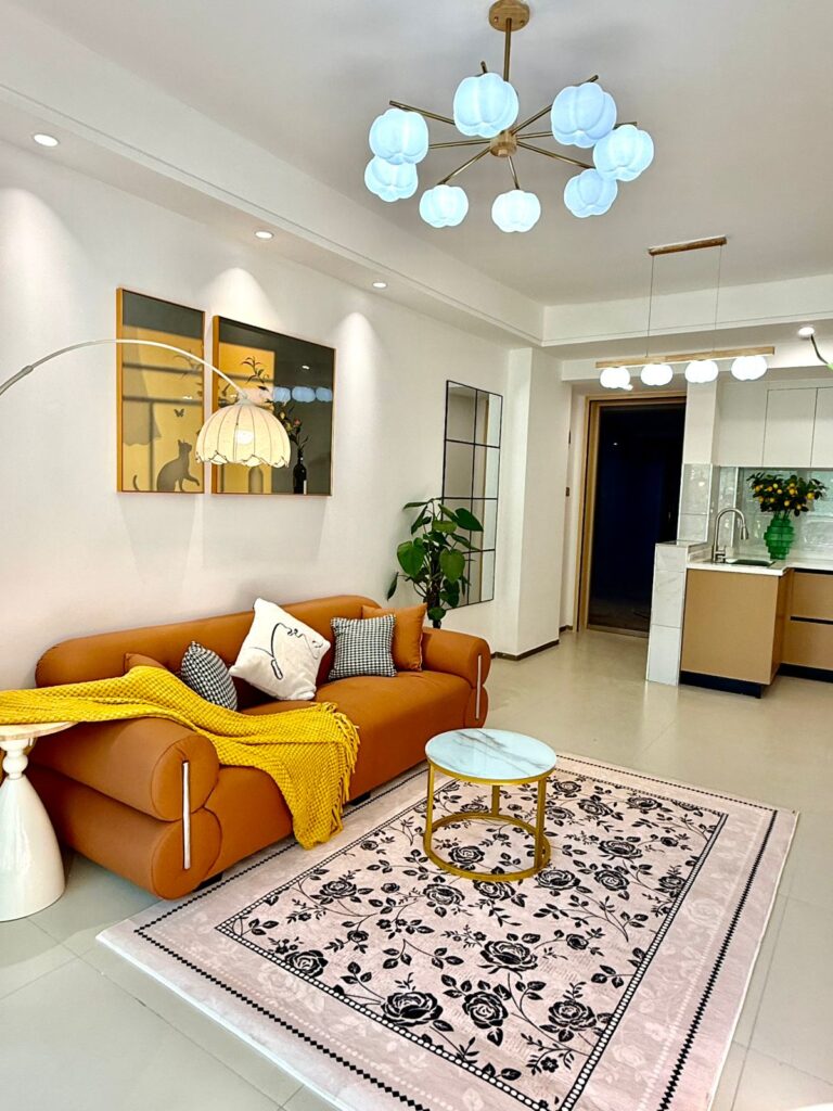 Living Area at Capella Residency Westlands Apartment