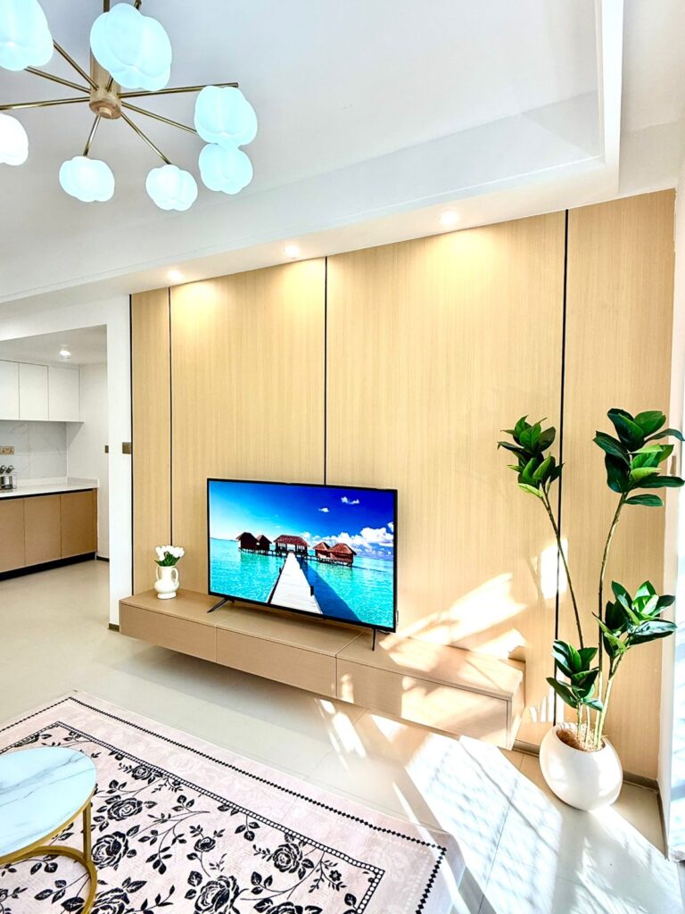 Living Area at Capella Residency Westlands Apartment