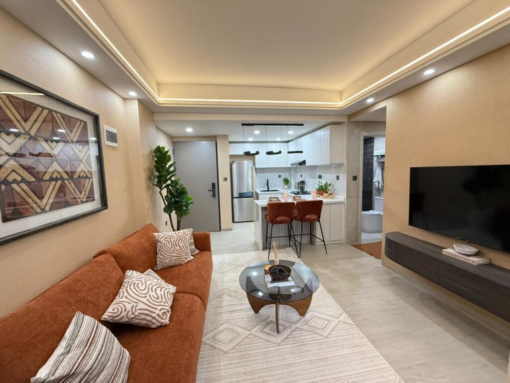 Montbleu Westlands 1 Bedroom Apartment Lounge