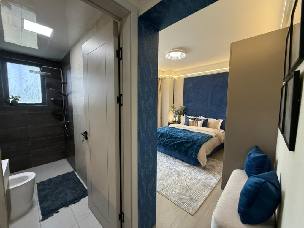 Ensuite Bedroom at Two Bedroom Apartment near Hyatt Regency Hotel