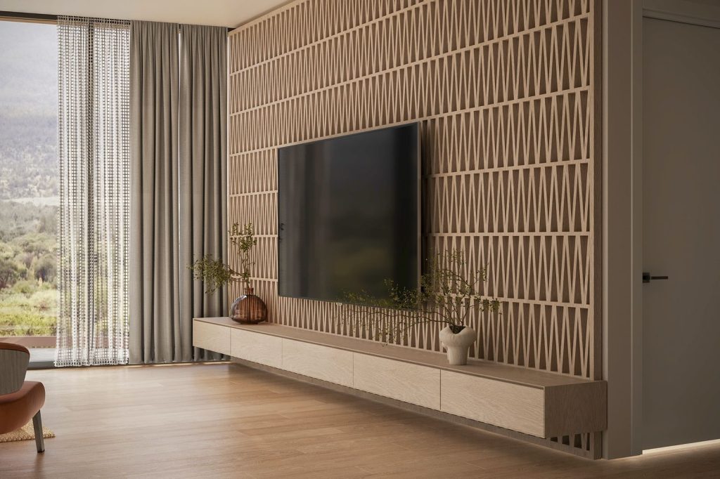 the front view in the living room at Jabali Towers Tatu City