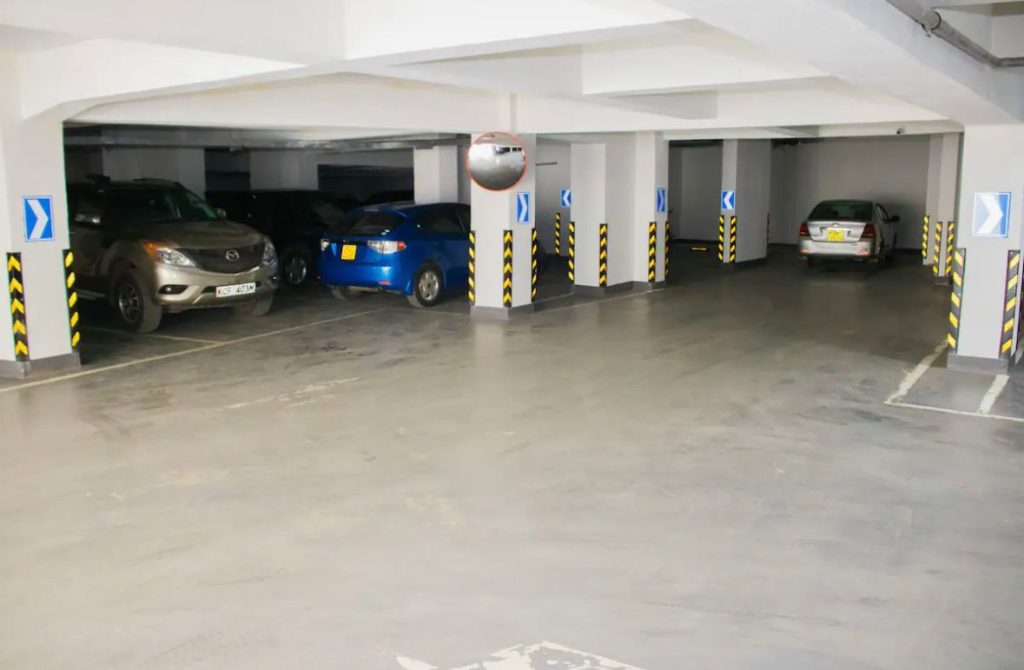 Furnished Apartment for Diplomats and UN Expats in Nairobi basement parking lots