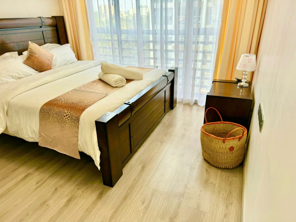 second bedroom at Furnished Apartment for Diplomats and UN Expats in Nairobi