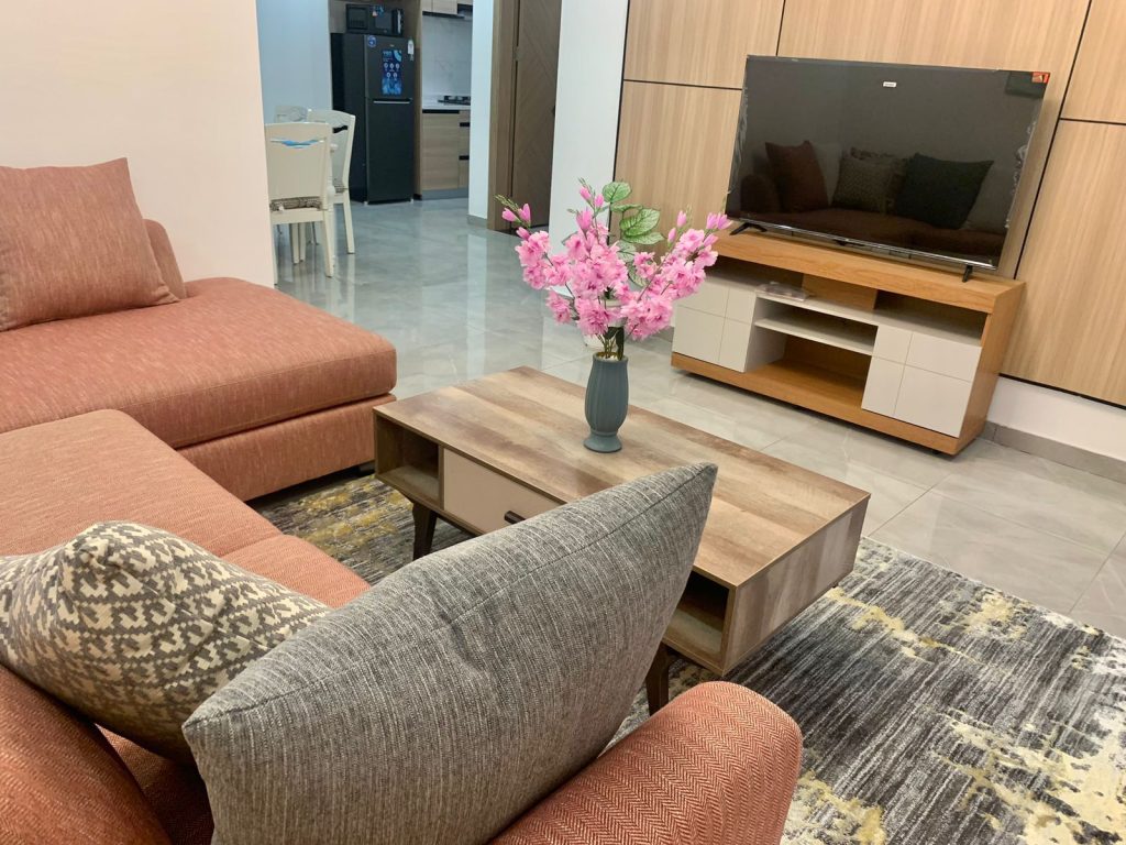 Furnished Apartment for Diplomats and UN Expats in Nairobi living room
