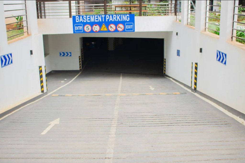 basement parking at Furnished Apartment for Diplomats and UN Expats in Nairobi