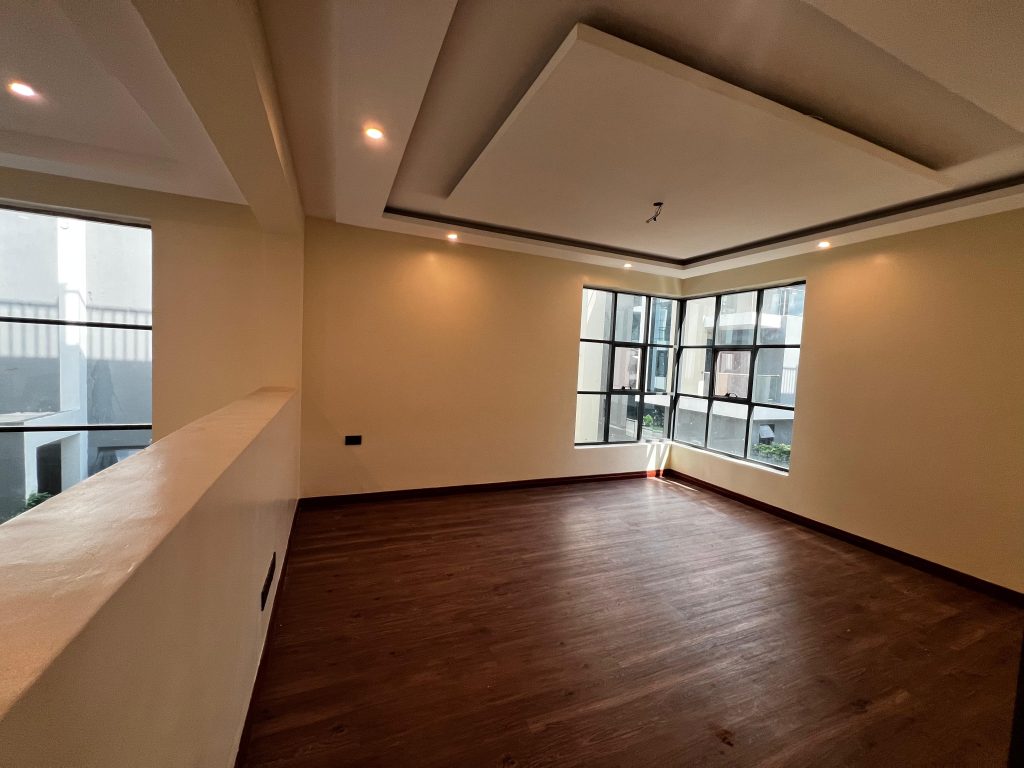 An expansive room at Three Bedroom Villas near Lavington Mall