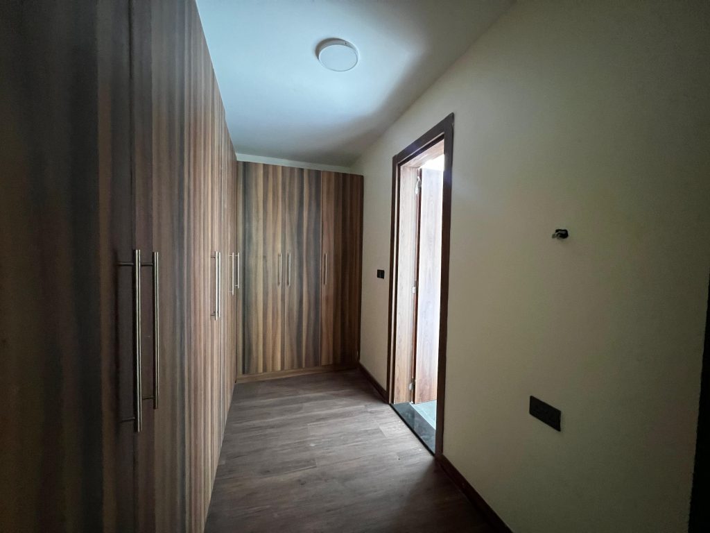 expansive walk in closet at Three Bedroom Villas near Lavington Mall