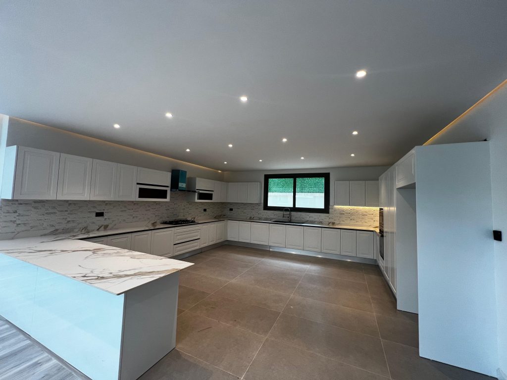 Expansive open plan kitchen at Five Bedroom Villa in Lavington Nairobi