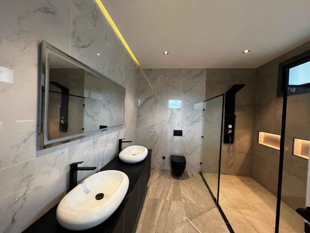 large bathroom inside Five Bedroom Villa in Lavington Nairobi