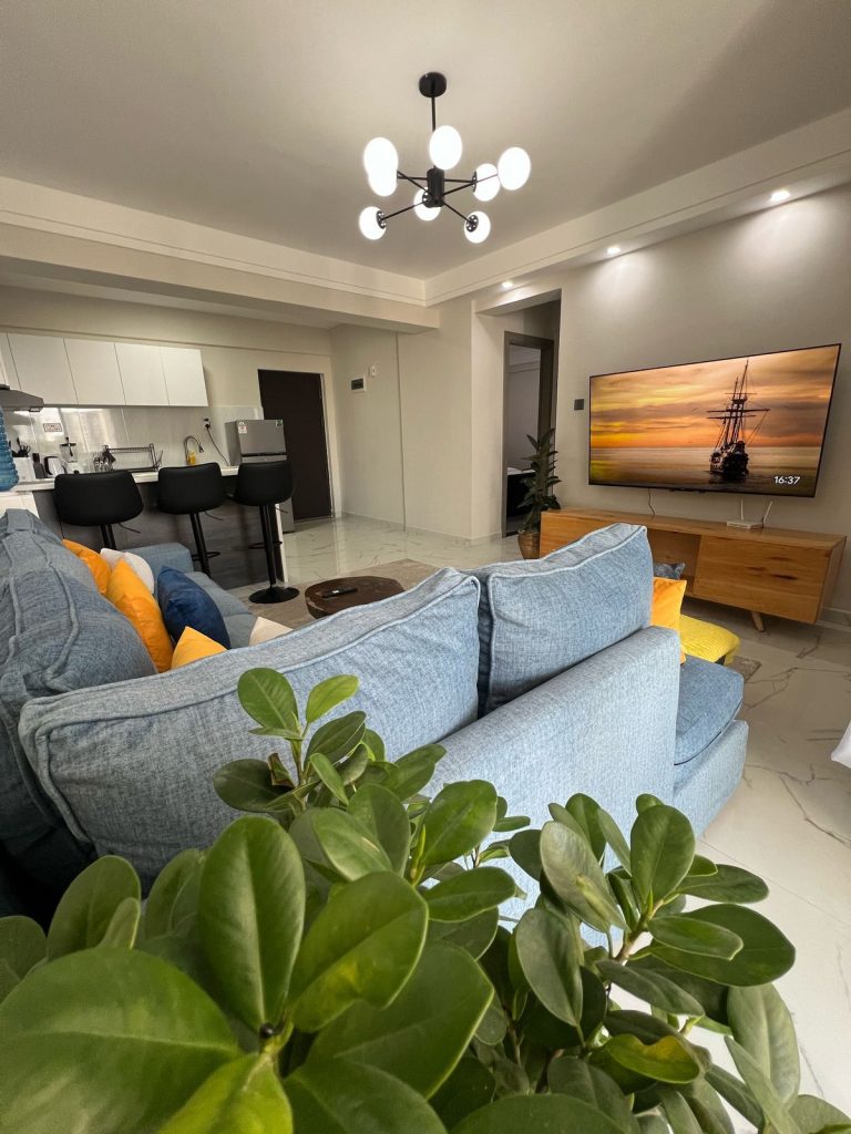 the lounge of the Furnished 2 bedroom Apartment Ideal for Extended Stay