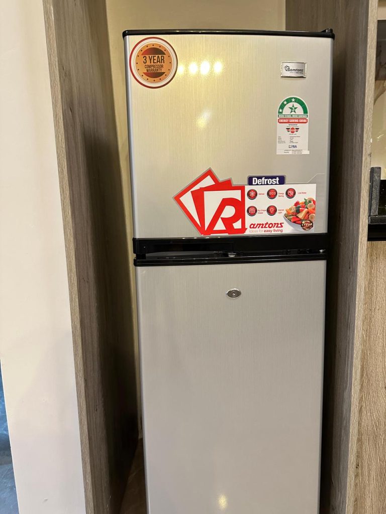 a ramton fridge at the Serviced 1 Bedroom Apartment In Kilimani