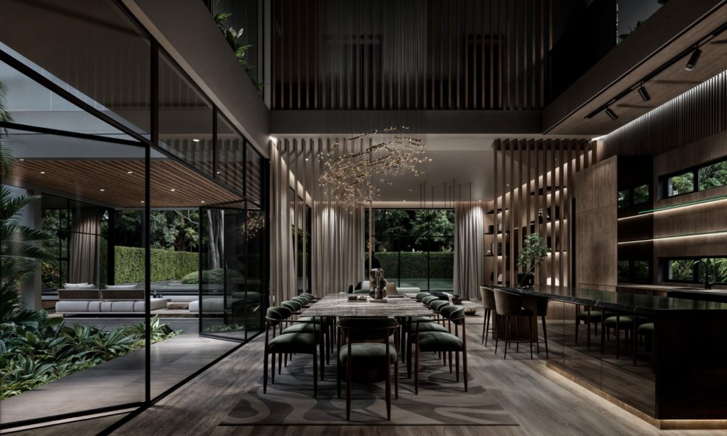 the lounge at Five Bedroom Villas In Karen Nairobi