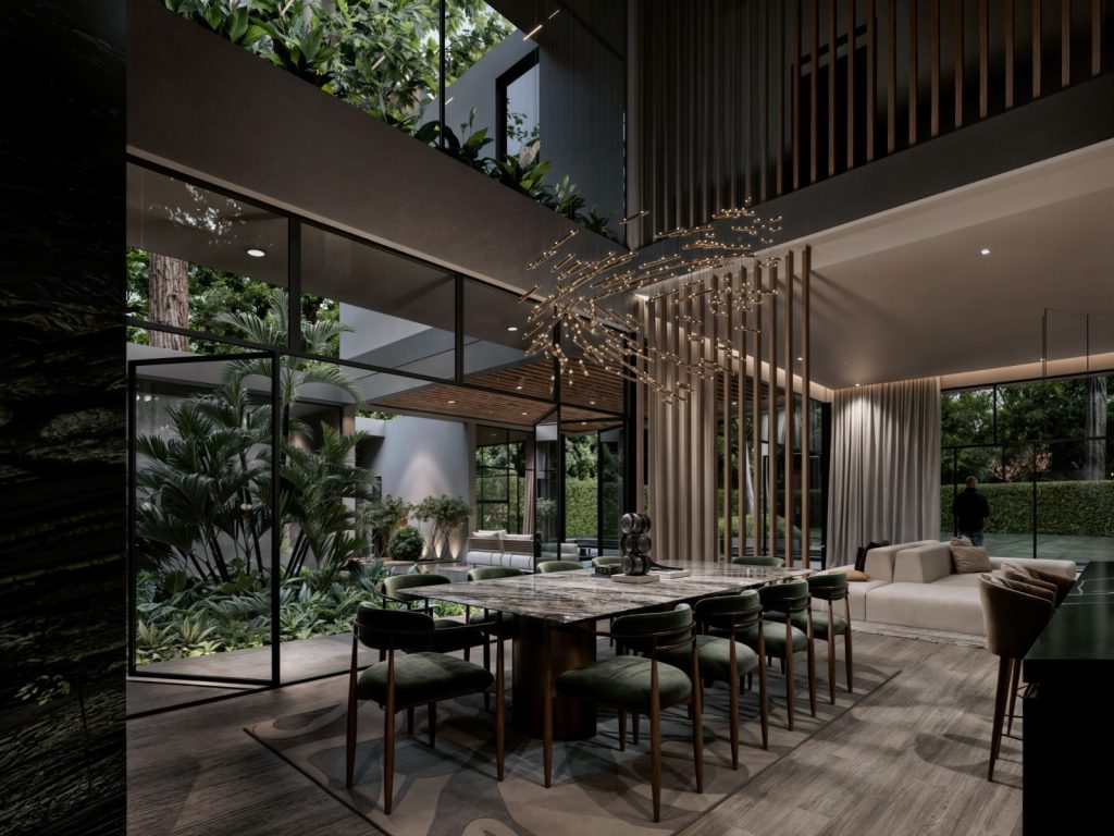 view of the ground floor at Five Bedroom Villas In Karen Nairobi