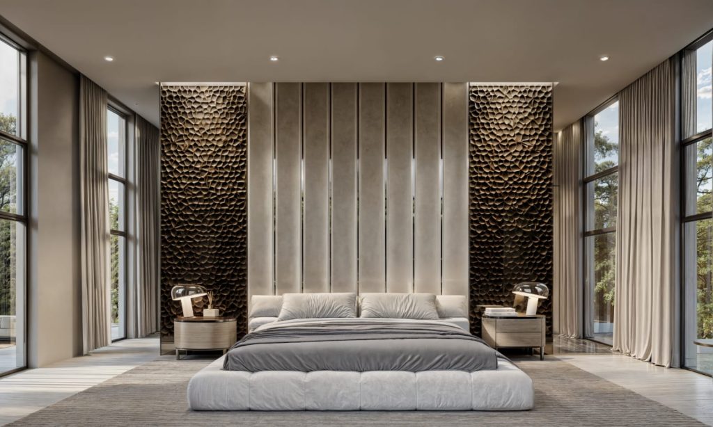 expansive bedroom at Five Bedroom Villas In Karen Nairobi
