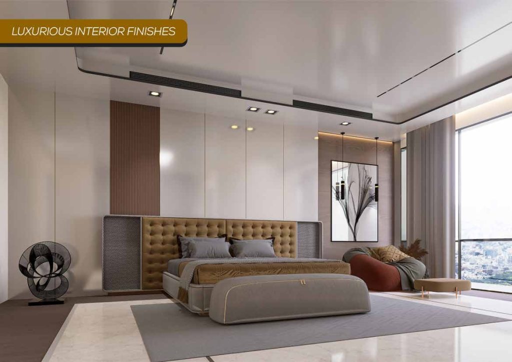 A bedroom at an apartment in Sophia Residency kileleshwa