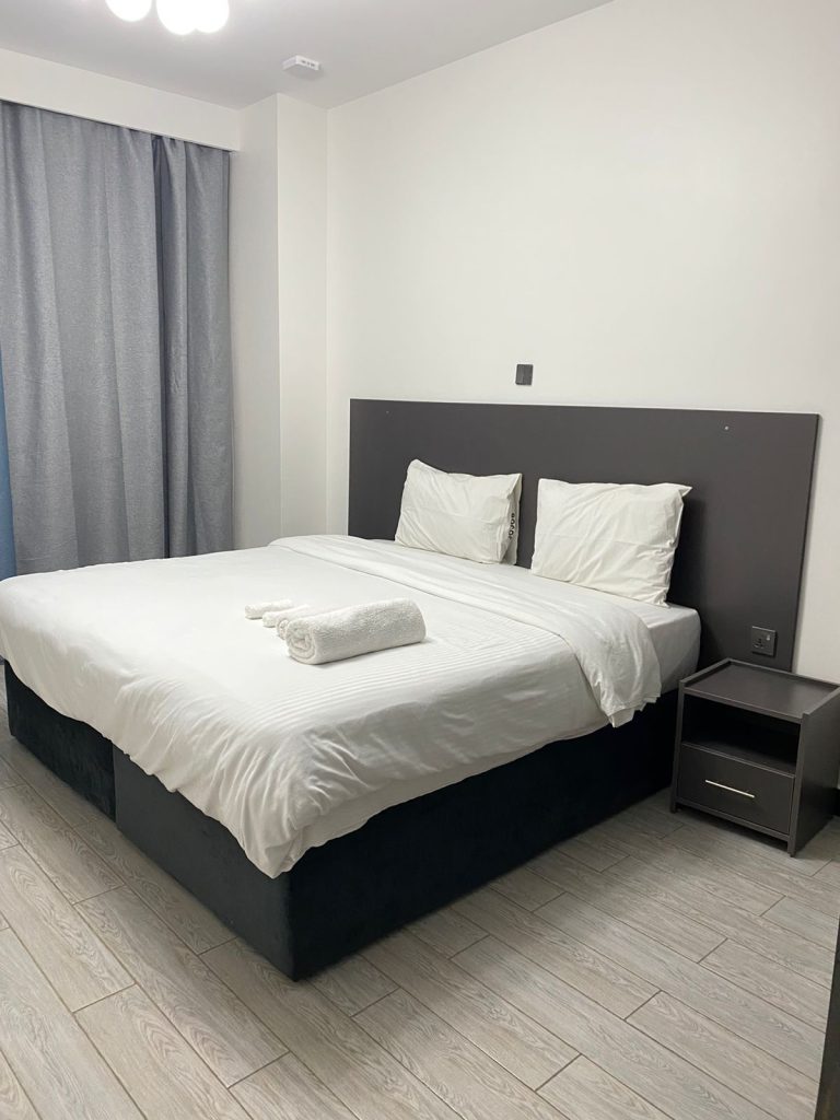 Furnished 1 bed apartment near Kilimani mall, Bedroom
