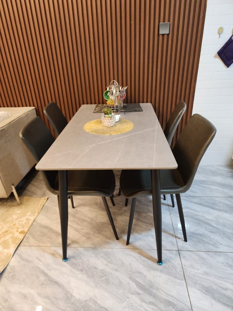 dining table set for four at Luxury 1 bedroom apartment near Yaya Kilimani