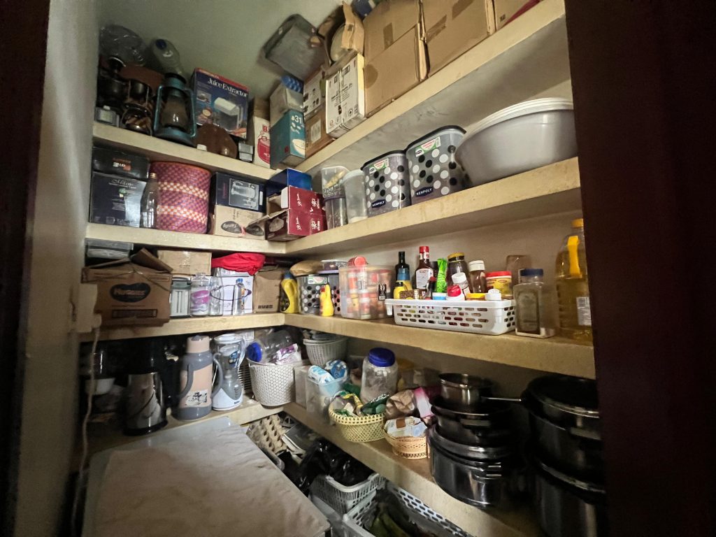 the pantry at the 3 bedroom apartment at White Oak Park Apartments