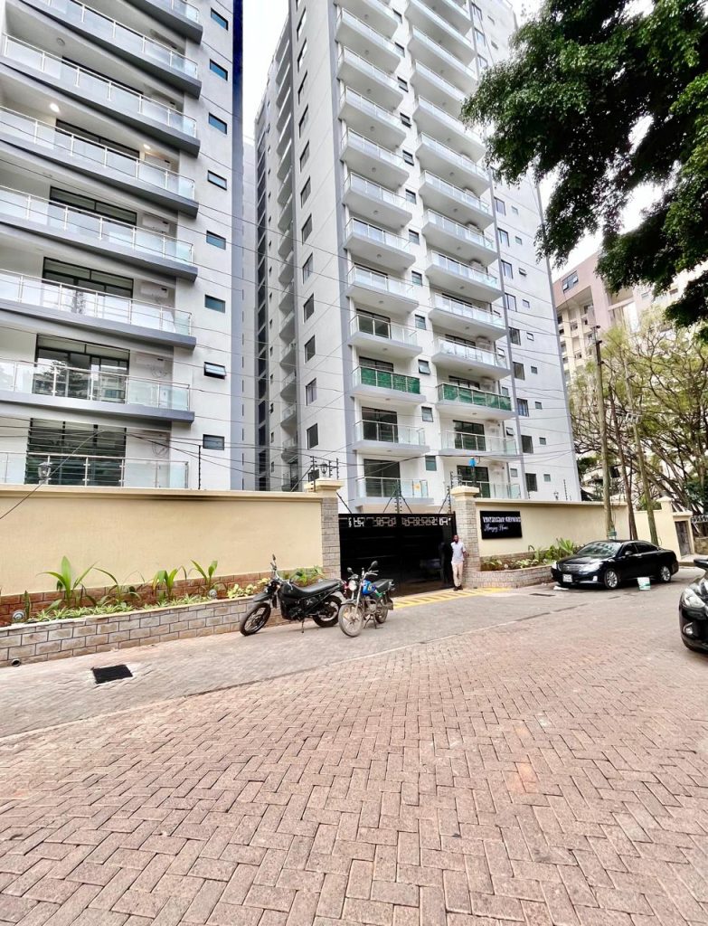 The exterior building of the Short-Term Accomodation Furnished Apartment in Westlands