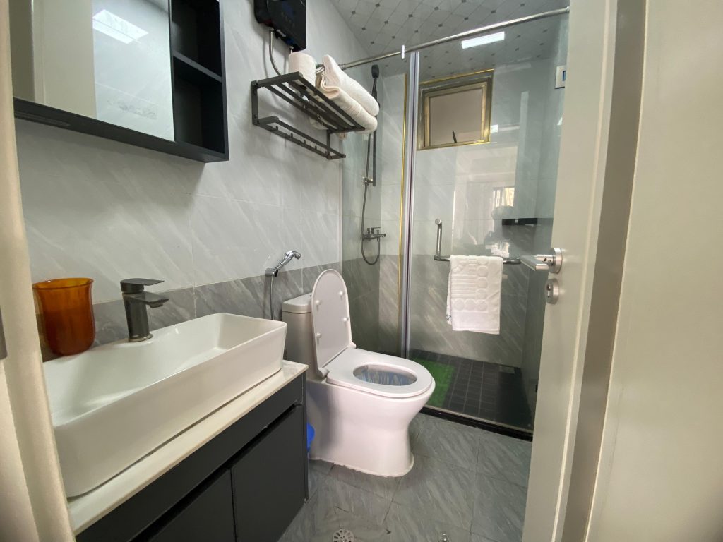 bathroom at Studio Apartment in the Heart of Kilimani Nairobi
