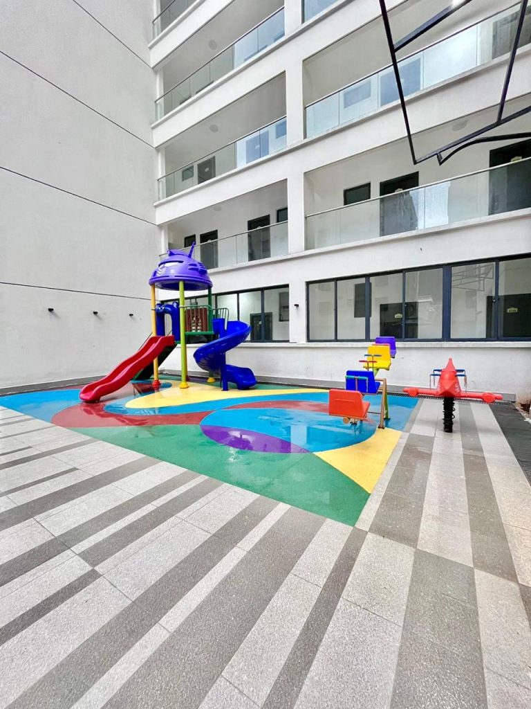 Childrens play area at the Business accommodation near Yaya Centre Kilimani