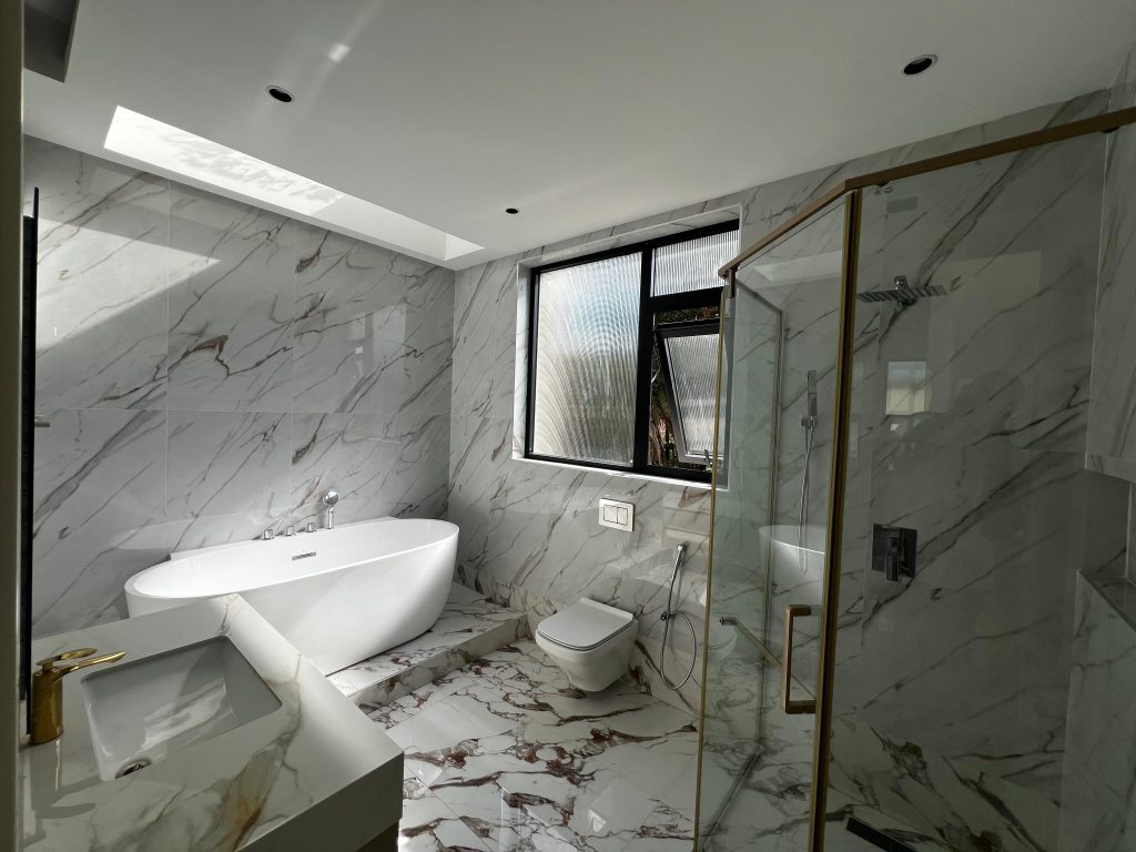 bathroom at the Five Bedroom Townhouses in Lavington