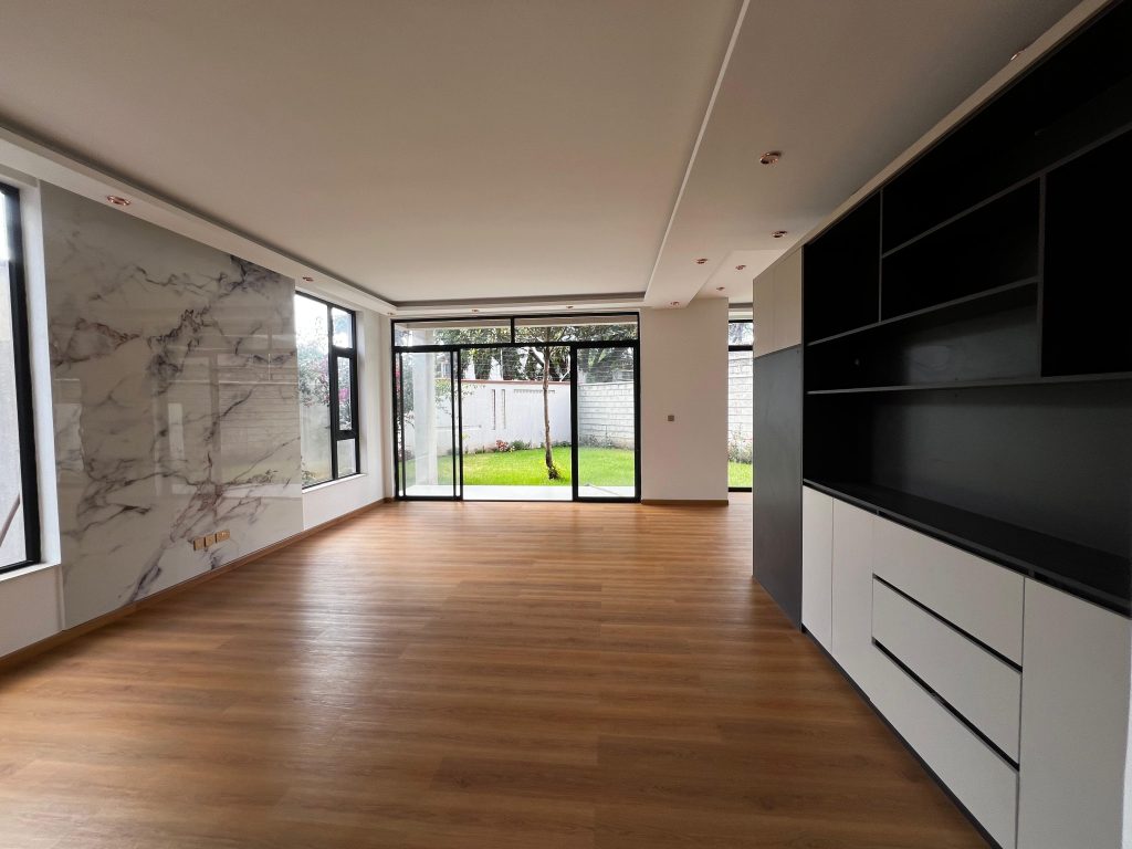 room with storage cabinets at Five Bedroom Townhouses in Lavington