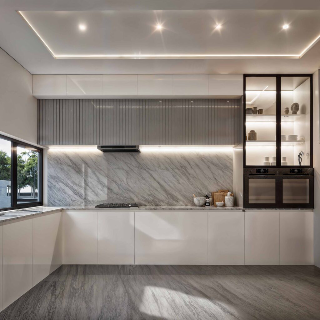 open plan kitchen at Five Bedroom Villas in Lavington off Isaac Gathanju Road