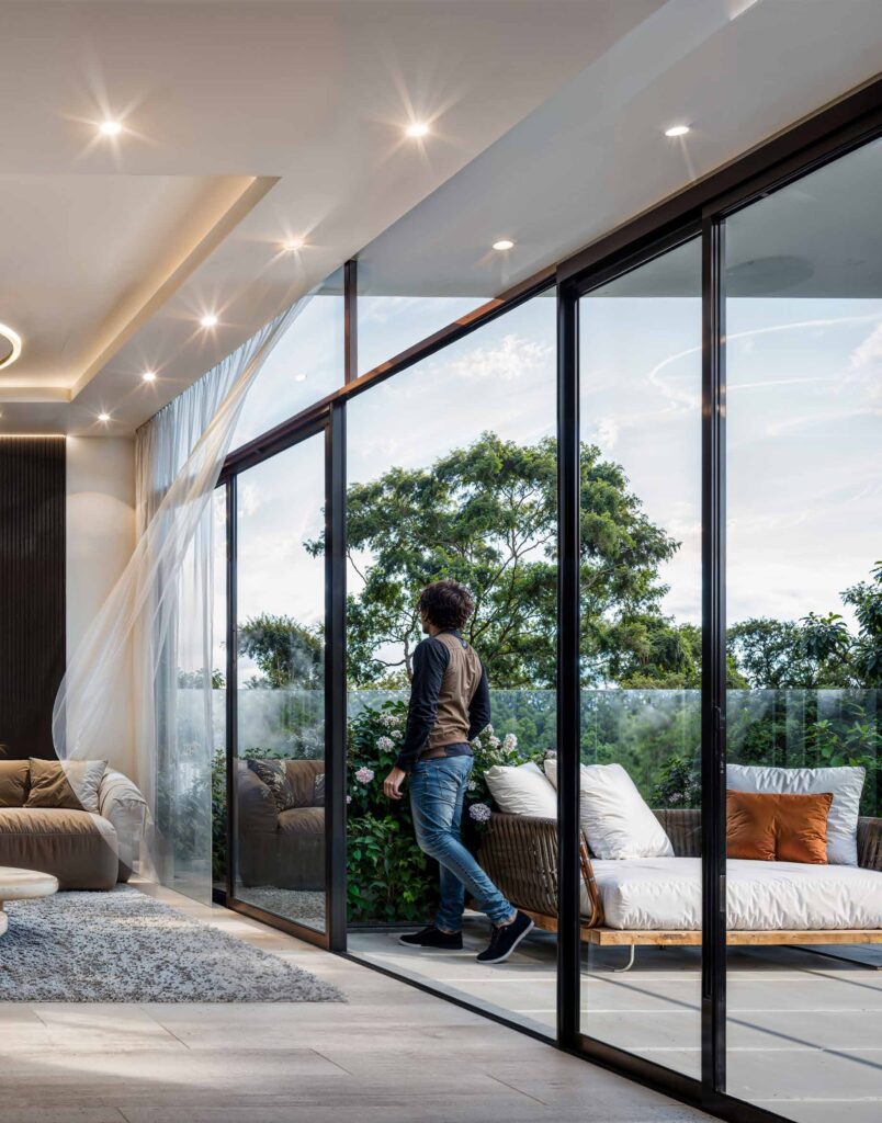 balcony in the master bedroom at Five Bedroom Villas in Lavington off Isaac Gathanju Road