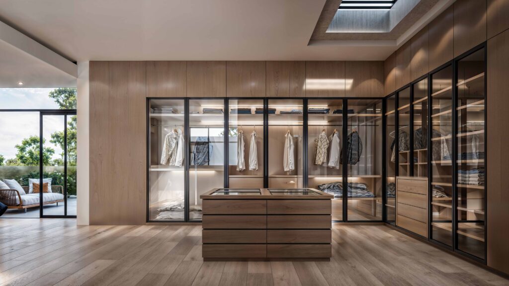 massive walk in closet at Five Bedroom Villas in Lavington off Isaac Gathanju Road