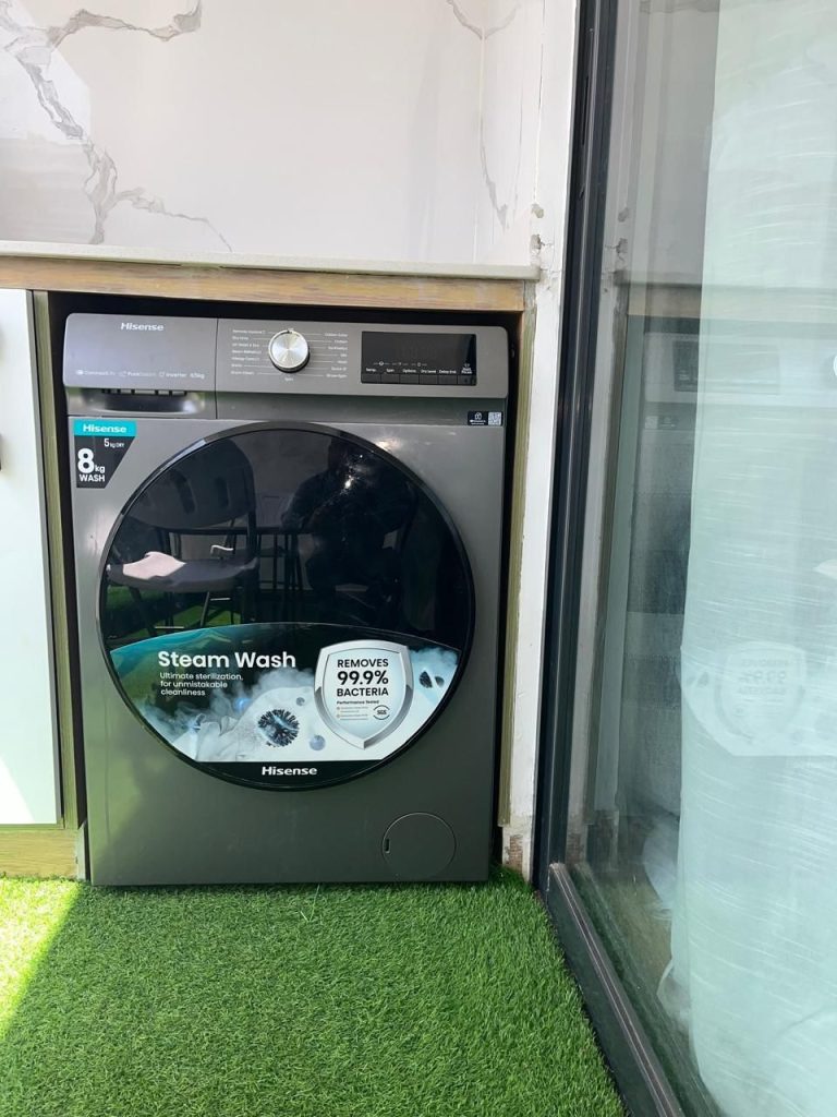 washing machine at Premium Rental Home in Kilimani for professionals