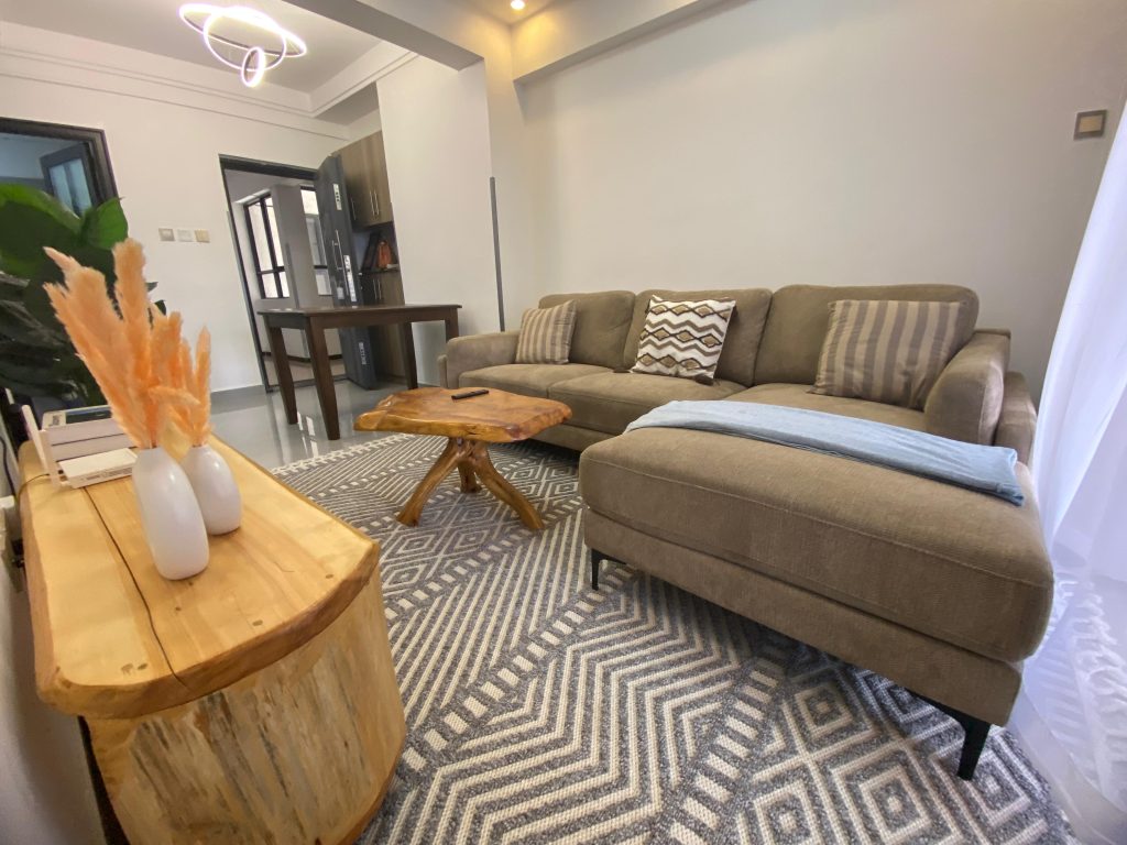 Serviced apartment in Lavington Living area
