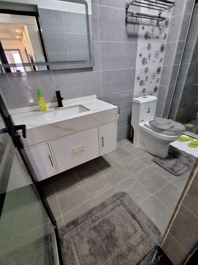 bathroom at Luxury Furnished 1 Bedroom Apartment in Lavington