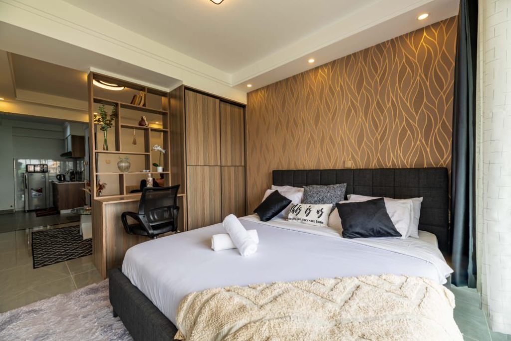 bedroom at Furnished Studio Apartment in Lavington