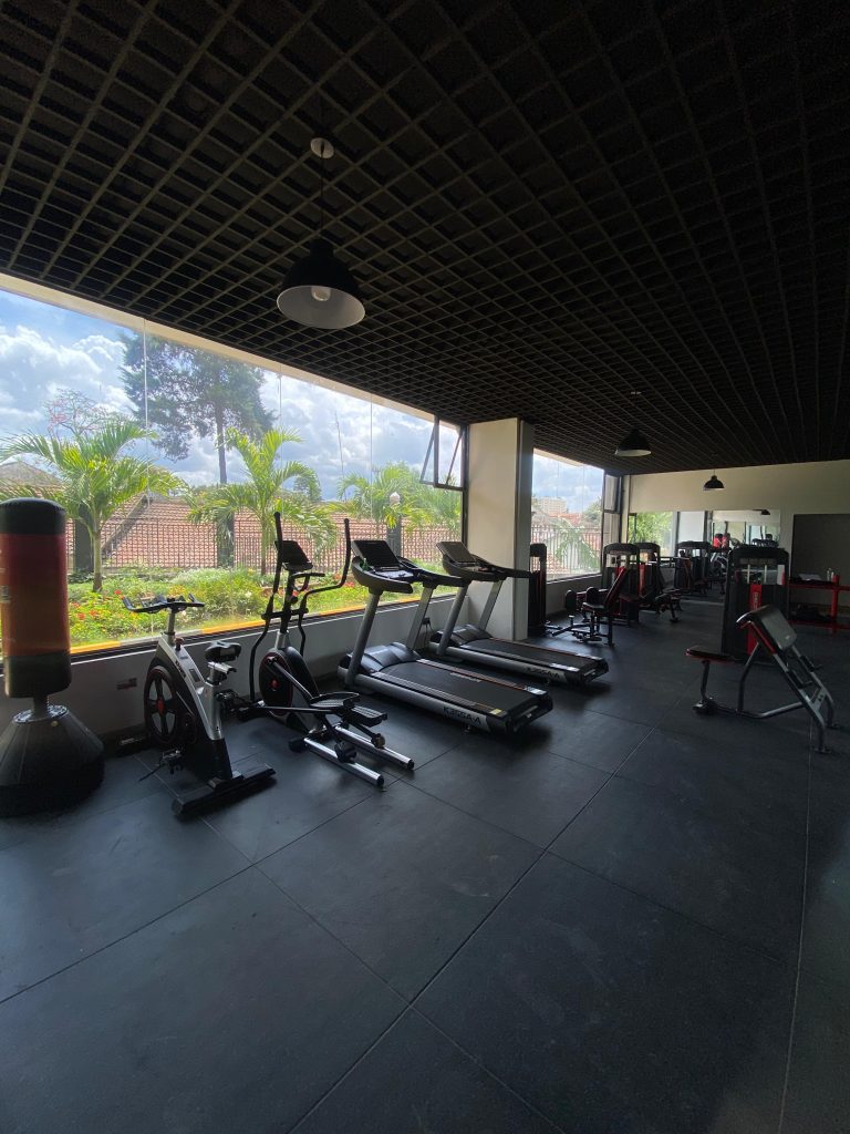 Gym at the Furnished 2 Bedroom Apartment Master Ensuite in Kileleshwa