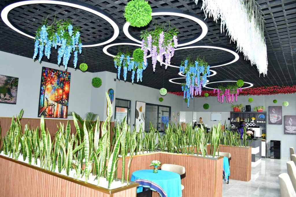 Aesthetics at a coffe house where the Furnished 2 Bedroom Apartment Master Ensuite in Kileleshwa is located