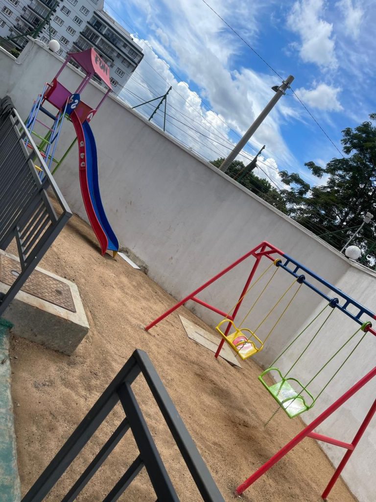 Children’s play area at 1 Bedroom Furnished Apartment in Kileleshwa ideal for families.