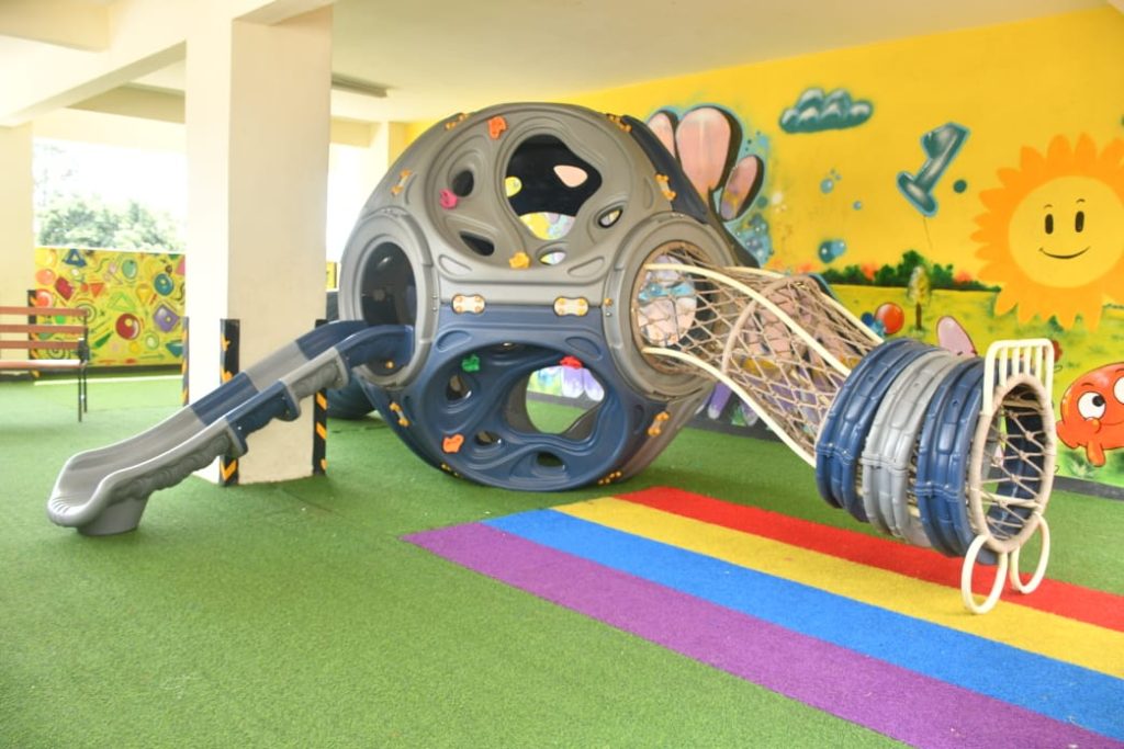 a children play area at Short Let Furnished Apartment in Westlands Nairobi ideal for families