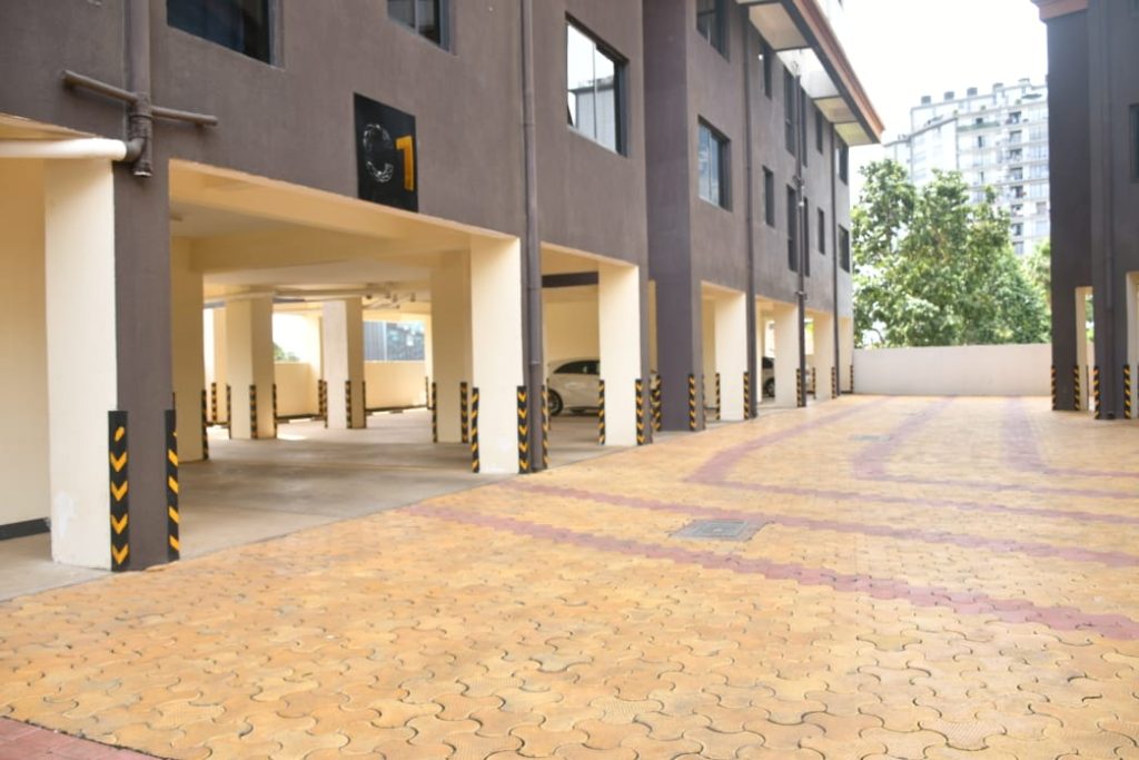 parking spaces at the Short Let Furnished Apartment in Westlands Nairobi