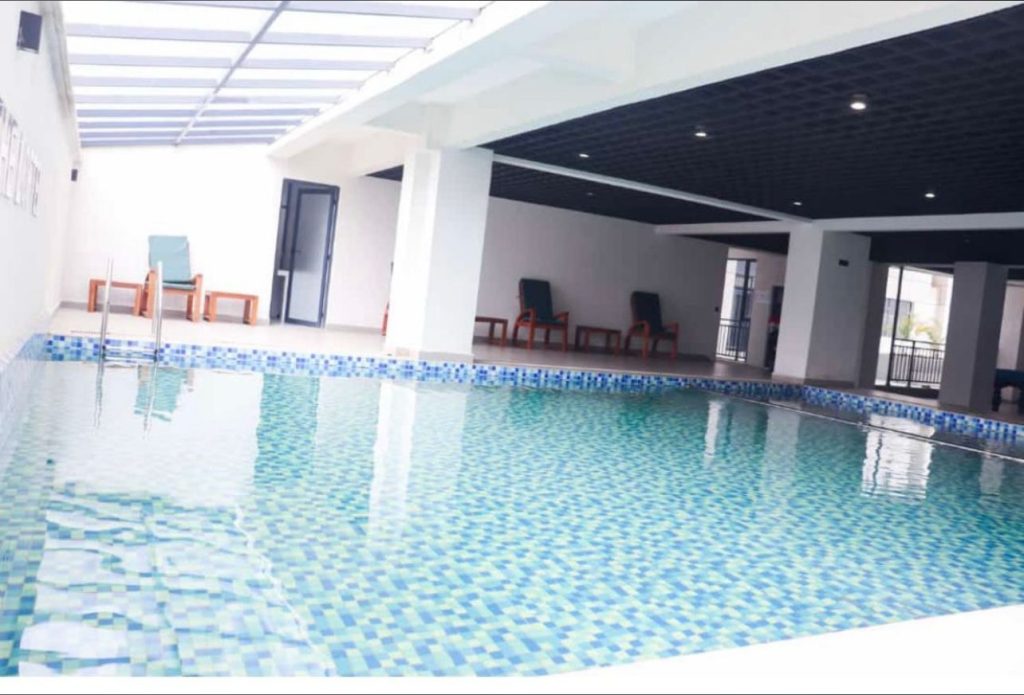 Well-maintained swimming pool at Ruaka furnished daily and monthly rental in Nairobi, perfect for relaxation and exercise.