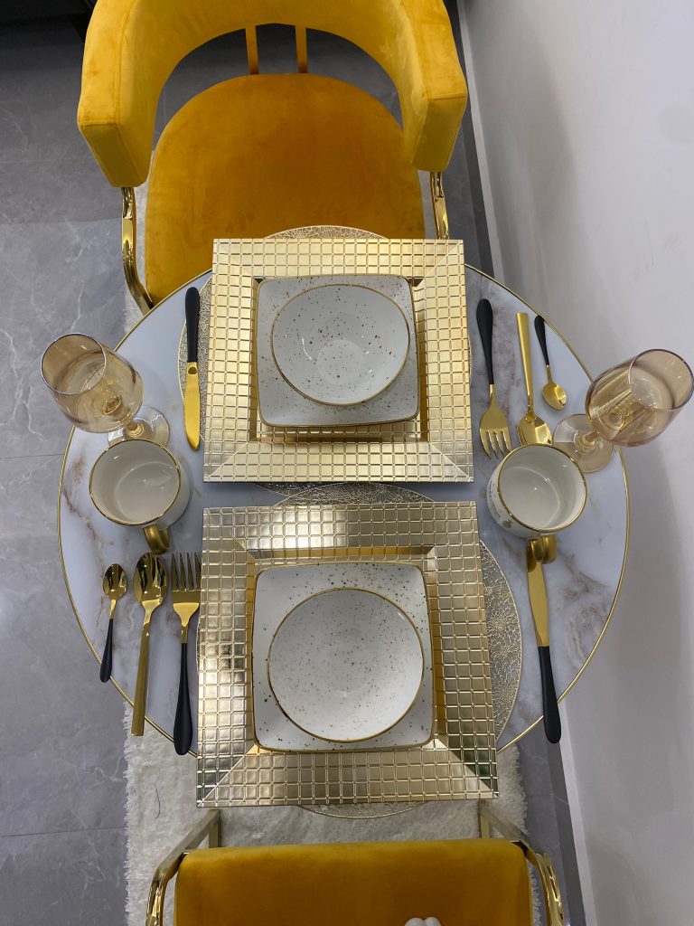 Dining set at Short Term Furnished Apartment in Kilimani