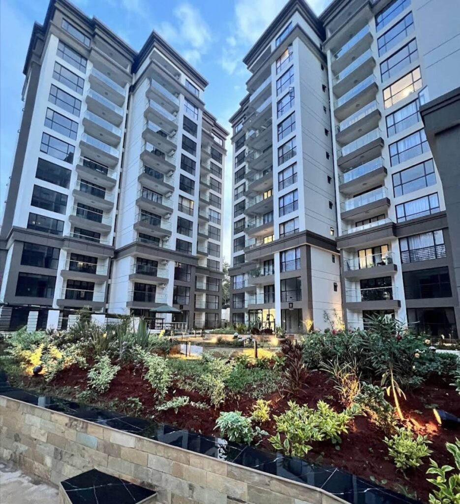 the exterior building of the Furnished Apartment in Riverside Drive Area