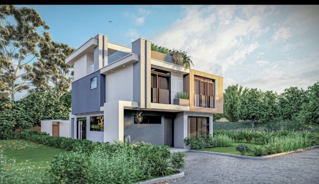An exterioe view a differet type of a house at 88 Kikuyu Townhouses