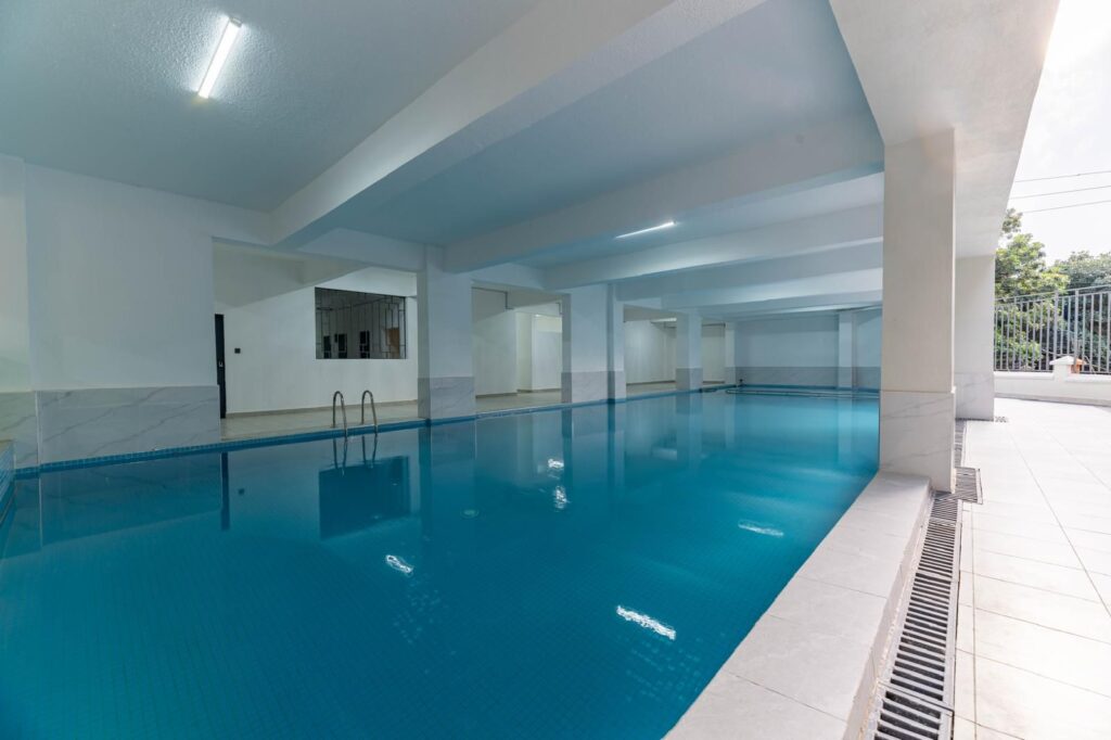indoor swimming pool at Furnished apartment on riara road
